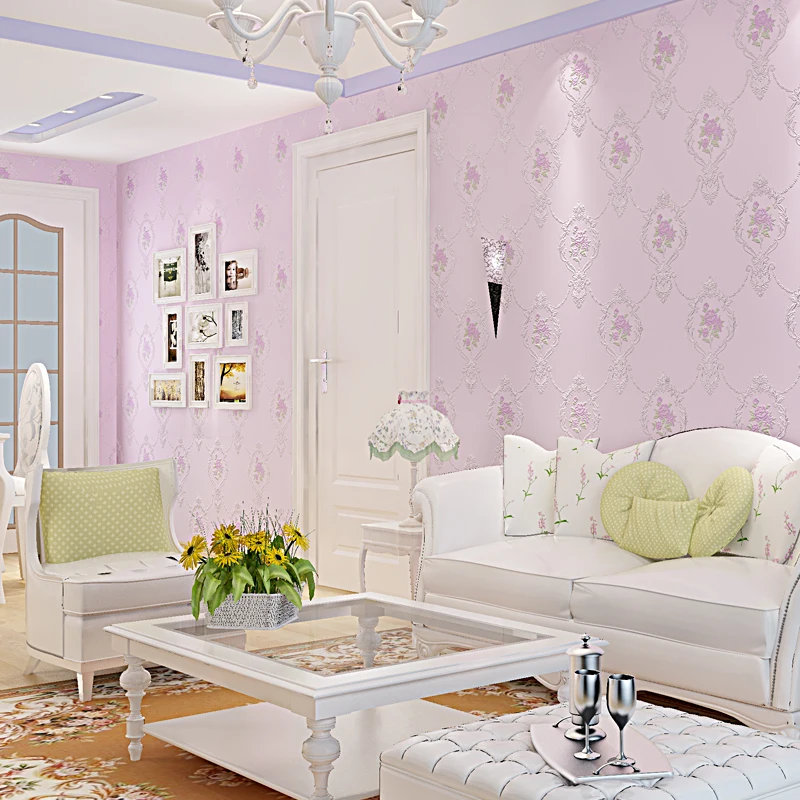 

Decor Rustic Wallpapers Home Modern Flower Wallpaper Roll For Wall Mural Papel Decorative For Bedroom Wedding Room Contact Paper