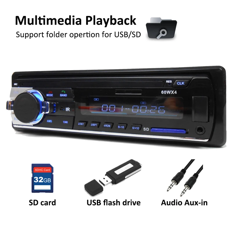 1 Din Автомагнитола DAB Plus RDS Bluetooth A2DP FM AM MP3 USB SD Aux APP Управление аудиосистемой