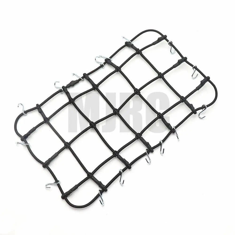 Filet de toit bagages pour voiture RC 1/10 installé sur un axial SCX10, accessoire chenille pour TRX-4 D90