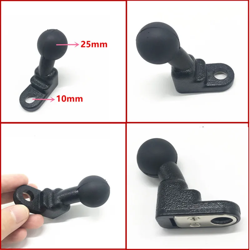 Крепление на руль мотоцикла с зеркалом заднего вида для Gopro 8 7 Xiaomi Yi 4K SJCAM sony eken DJI OSMO Action Sports Holder Ram Mount
