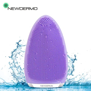

NEWDERMO Silicone Face Washing Brush Electric Charging Facial Deep Cleaning Beauty Tool Makeup Remover Face massage Machine