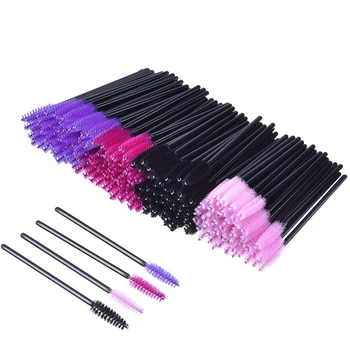 

50Pcs Make Up Brushes Eyelash Brush Disposable Mascara Wands Applicator Eye lashes Cosmetic Brushes maquillaje For Makeup Tool