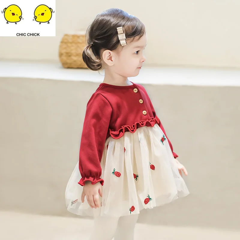 

Baby Princess Skirt and Girl Spring and Autumn 2019 New 1-5 Year Old Children's Dress Skirt Baby Autumn Westernized Skirt