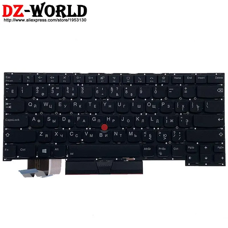 Original ru Russo Teclado Retroiluminado para Lenovo Thinkpad T490s T495s T14s Gen1 Computador Portátil Sn20r66061 Sn20r66133 Sn20w19578 Novo Teclado de substituição - Imagem 2