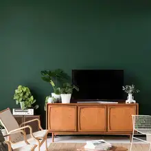 Modern Plain Solid Color Wall Papers Home Decor Non Woven Green Wall Mural for Living Room Bedroom Store Walls Papel Contact
