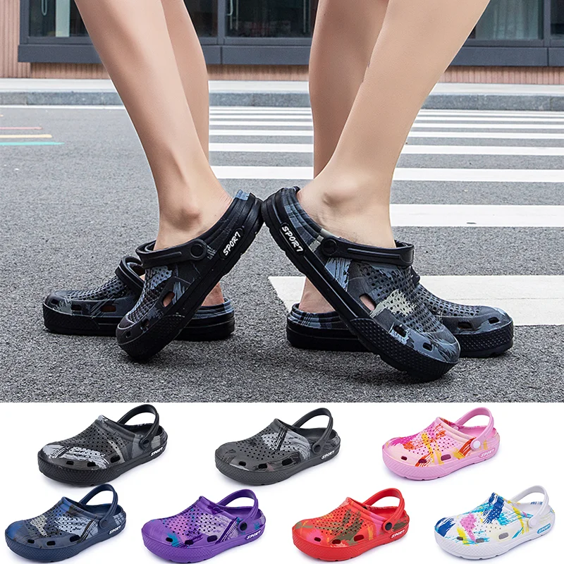 

Clogs Shoes Summer Flip Flops Unisex Beach Men Flat Sandals Women Swimming Bathroom Slippers