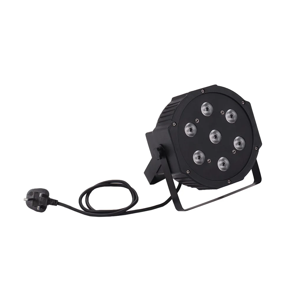Профессиональное Освещение сцены светодиодный PAR свет 7 светодиодный s 4 в 1 RGBW DMX512 8/5 каналов с пультом дистанционного управления для KTV Клубные вечерние DJ шоу