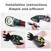 7.2V Pruning Shears 2in1 Cordless Grass Hedge Trimmer Battery Rechargeable Shear Hedger PGHT7.2 Cordless Garden Tool POSENPRO 5
