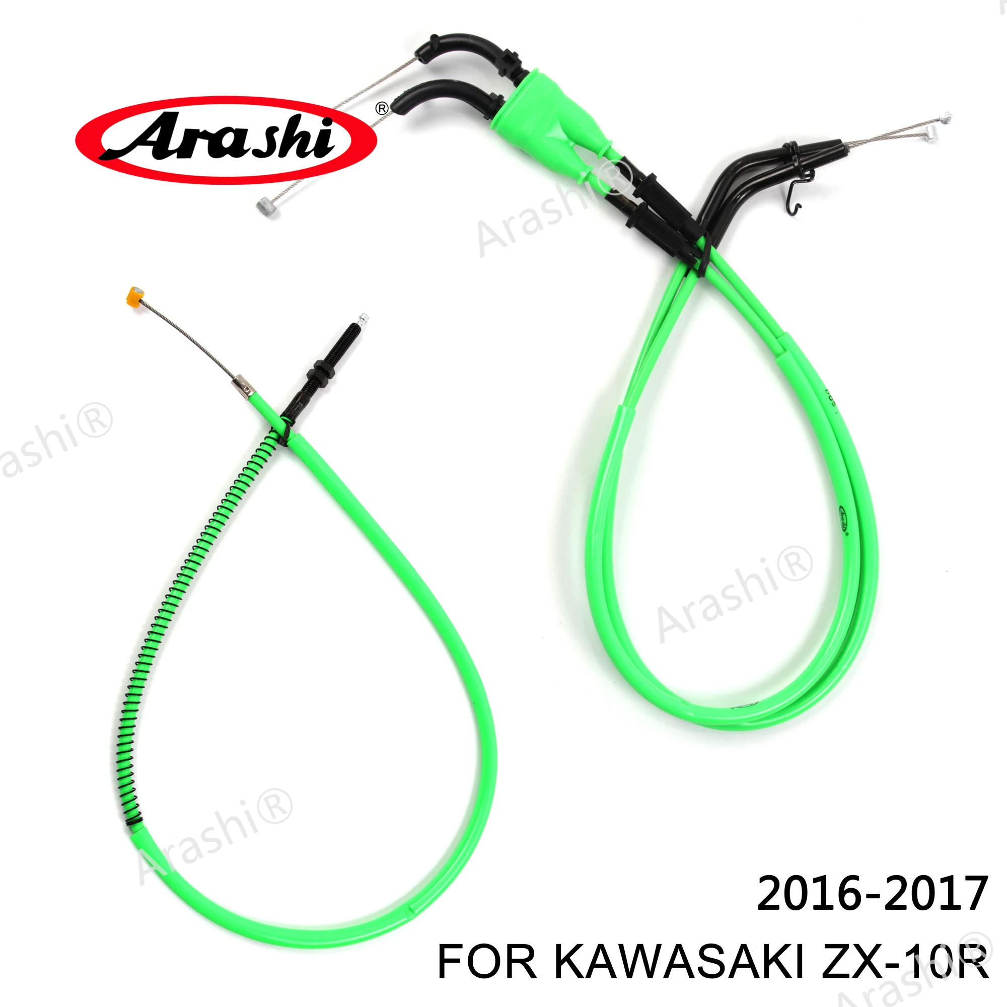 Arashi Motorcycle Accessories Throttle & Clutch Cables Stainless