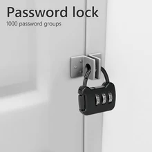 3 Digit Code Combination Password Lock Portable Travel Mini Zinc Carrying Luggage Case Security Lock Backpack Lock Padlock