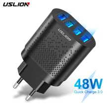 Quick-Charge Adapter Xiaomi 4-Ports Samsung USLION 48W USB for Eu/Us