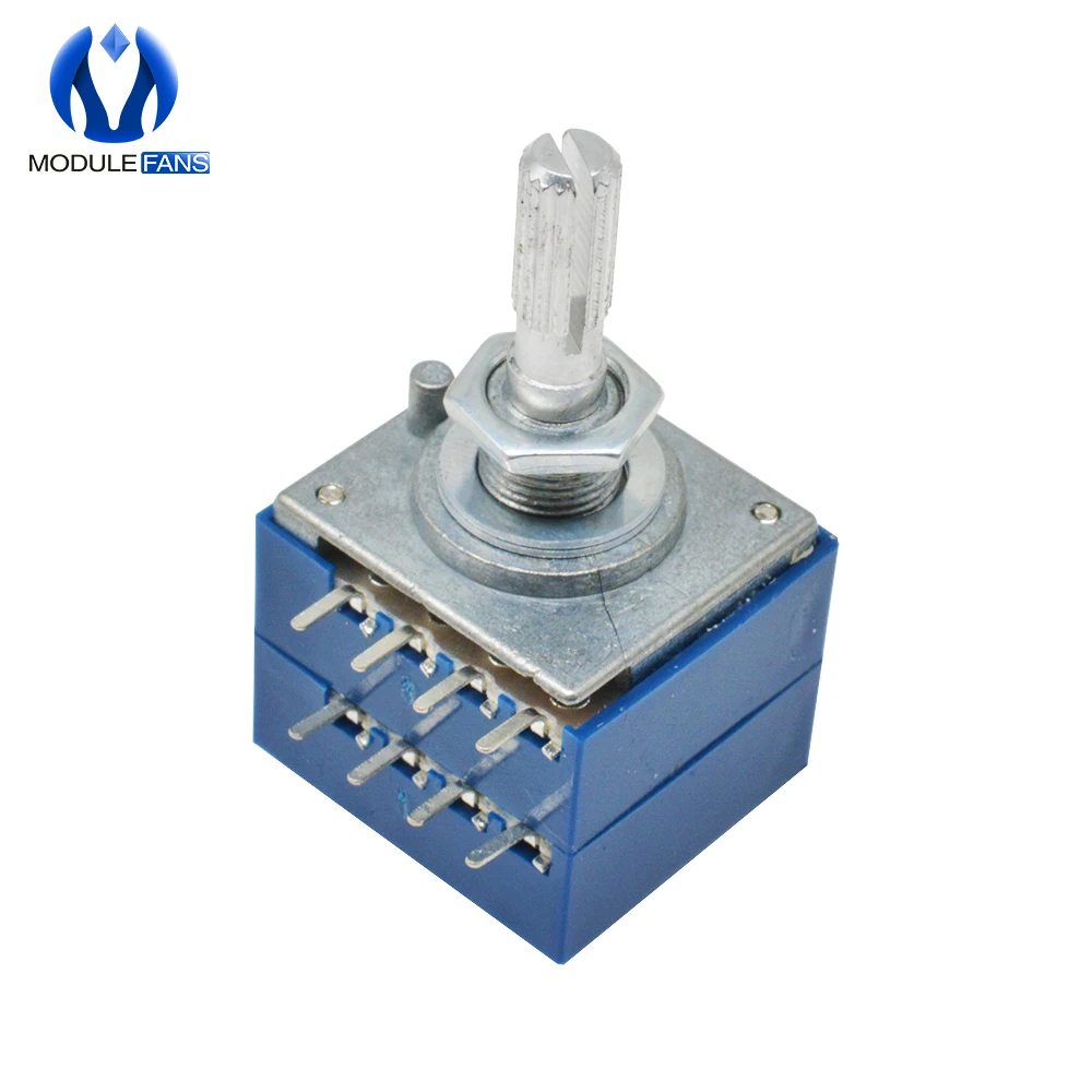 Rotary Potentiometer 100K LOG ALPS RH2702 Audio Volume Control Stereo W Loudness rotary potentiometer,adjustable resistor,electronic components