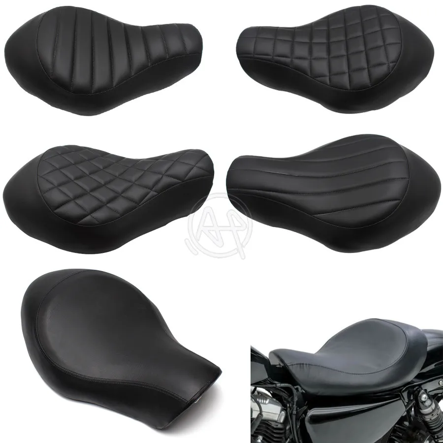 Cuscino Per Sedile Conducente In Pelle Pu Per Motociclista Solo Per Harley Davidson Sportster 40-Otto Xl 1200 883 72 48