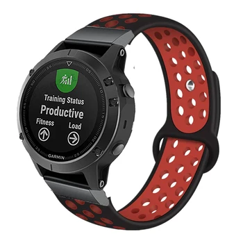 

Fenix 6 Pro/Sapphire Wristband QuickFit 22mm Silicone Watch Band Strap for Garmin Fenix 5/Quatix 5/Forerunner 935/Instinct