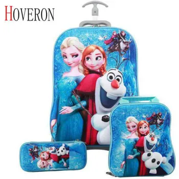 

Children Anime Travel Trolley Case Kids Travel 3PCS/set Suitcase Boy Girl Creative Cartoon Pencil Box Children Christmas Gift