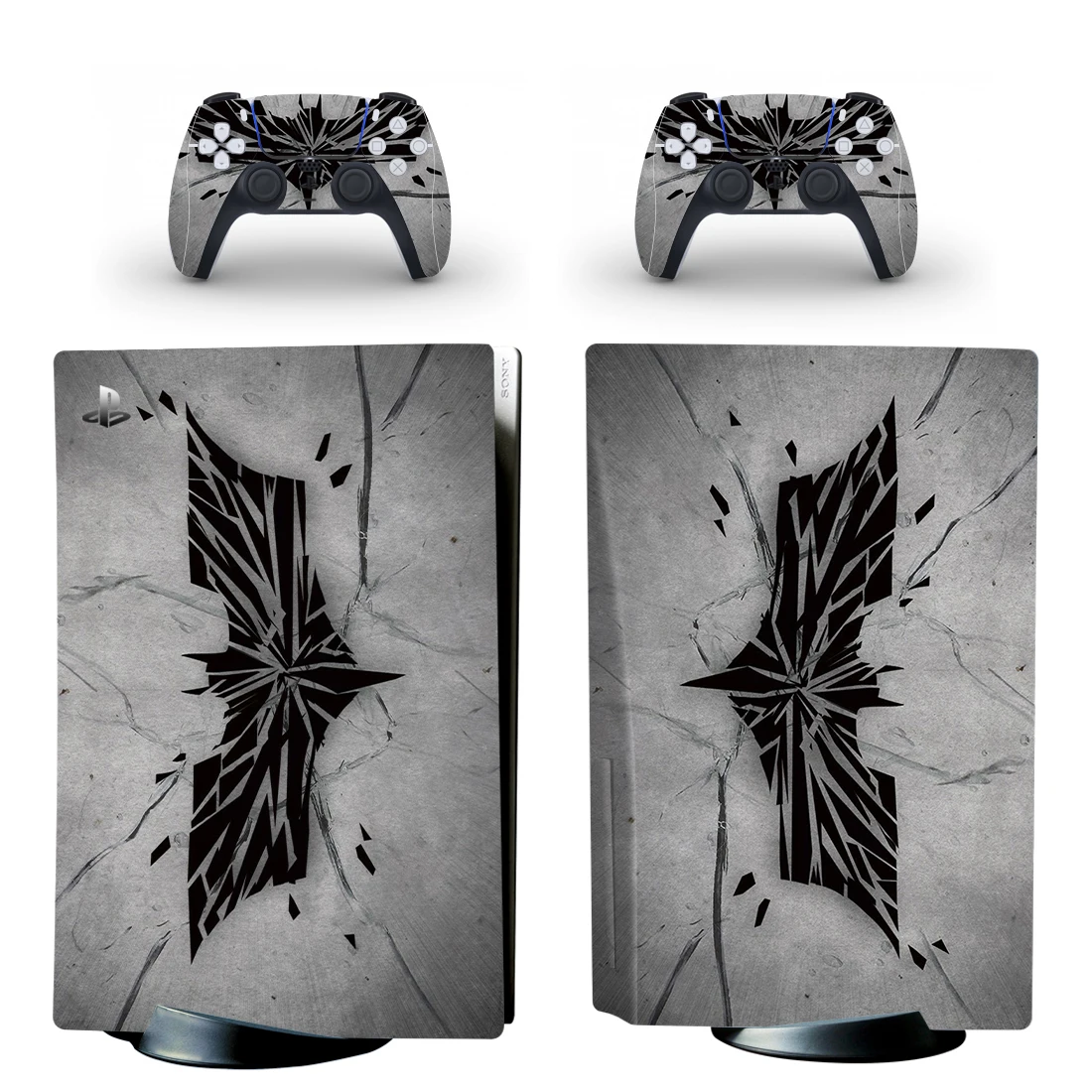 Новинка Виниловая наклейка для PS5 Disk на консоль + 2 контроллера игровых