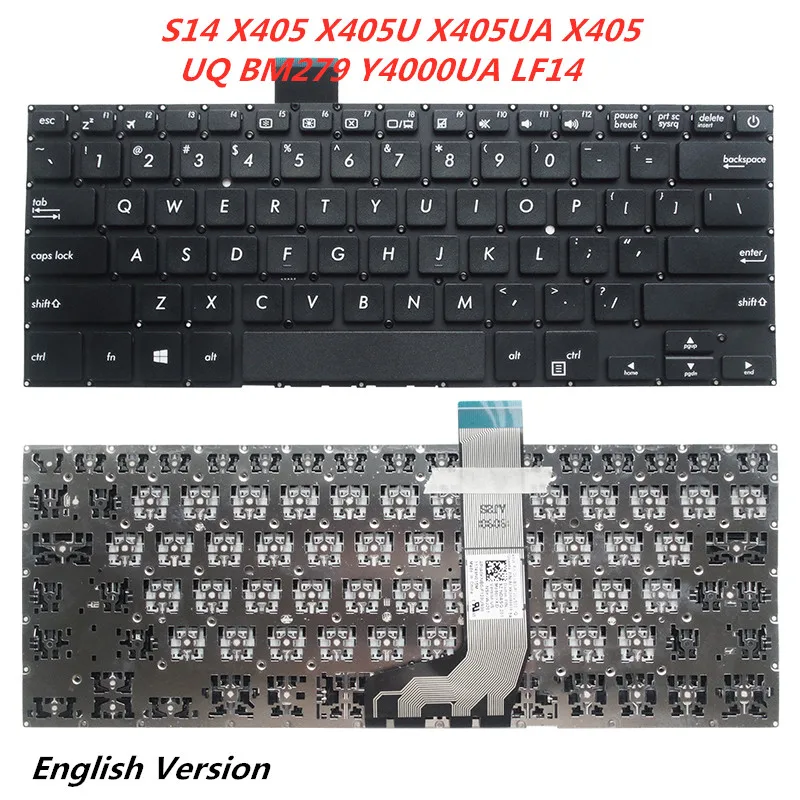 Laptop English Keyboard For Asus S14 X405 X405U X405UA X405UQ BM279 Y4000UA LF14 notebook Replacement layout | Компьютеры и офис