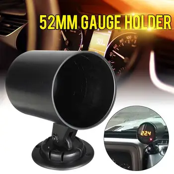 

Universal Car Motorcycle 2'' 52mm Gauge Swivel Pods Mount Holder Black Meter Single Cup Black Plastic Mount Adapter Replacement