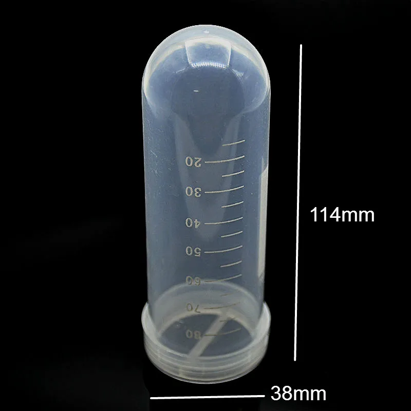 Plastic Centrifuge Tubes With Clear Scale 100 ml Test Tube With Screw Cover Graduation EP Sample Tube Diameter 38 mm 30 / PK