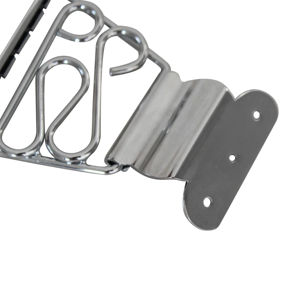 Short  Tailpiece 6-string Guitar Bridge Archtop Jazz Guitars Chrome
