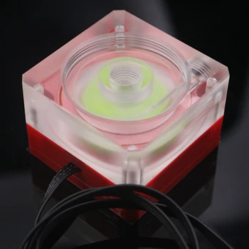 

Computer Base G1/4 Thread CPU Water Pump Accessories Low Noise Input Output PC 4P Interface Fan 500L/P Flow For Cooling System