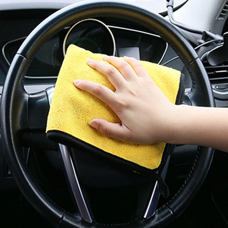 

30x30 CM Car Wash Microfiber Towel Car Cleaning for Porsche Macan S Panamera Cayman Porsche911 918 Boxster