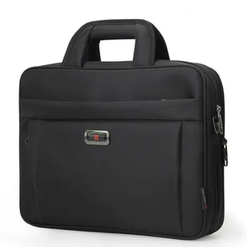 

High Quality Unisex Black Briefcase Luxury 13.3 14 15.6 Inch Laptop Handbag Women Shoulder Office Bags For Men Business Bag 2020