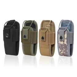 Bolsa táctica de Radio Molle 1000D para walkie-talkie, bolsa de cintura, soporte de bolsillo para interfono portátil, bolsa de transporte para caza y Camping