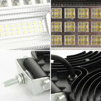 

2pc 48W Square LED Work Light Flood Bar Lamp Off-road Boat Waterproof Bulbs Set