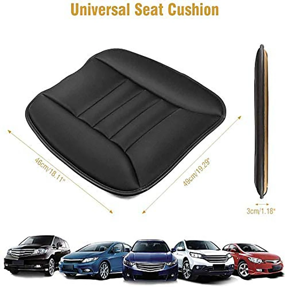 Seat Cushion, Car Seat Cushion Memory Foam Cushion Soft Driver Seat Pad, Non Slip Car Seat Protector Comfort Universal for Home
