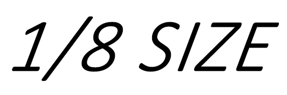 One eight size