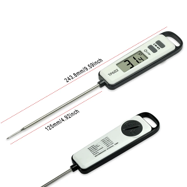 Moseko Tp602 Húshőmérő Konyha Digitális Főzési Élelmiszer -Víz Tej Szonda Elektronikus Bbq Háztartási Hőmérséklet -Detektor Eszköz - Image 4