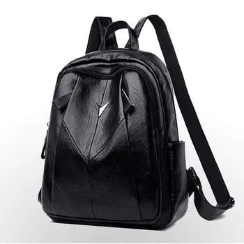 

Anti Theft Backpack Women Bags Multifunction Female Backpack Girls Schoolbag 2020 Travel Backpack leather Women Sac A Dos 0P20