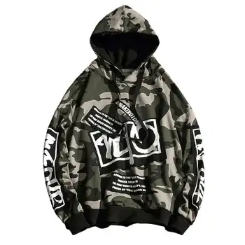 

HENCHIRY 2019 Hoodies Autumn Winter Men's hoodie British hip hop street Sweatshirts large size letter hit color fashion hoodies