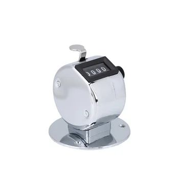 

Mini Metal Durable Portable And Lightweight No Battery 4 Digit Number Handheld Tally Precision Counter For Sports Games Golf
