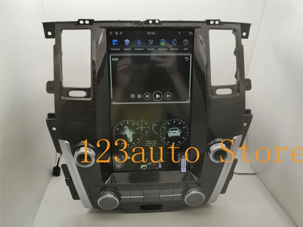 13,6 inch вертикальный Тесла Стиль Android 8,1 авто автомобиль DVD gps плеер naivigation для NISSAN PATROL 2010- Радио Аудио PX6 HDMI