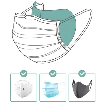 

50pcs Non-Woven Dustproof Mouth Mask Pad Disposable 3-Layer Mouth Mask Gasket Mask Filter Pad Mask Accessories