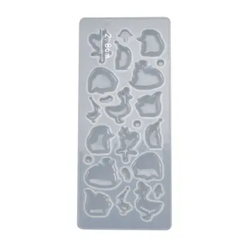 

Crystal Epoxy Resin Mold Pendants Casting Silicone Mould Handmade DIY Crafts Jewelry Making Tool