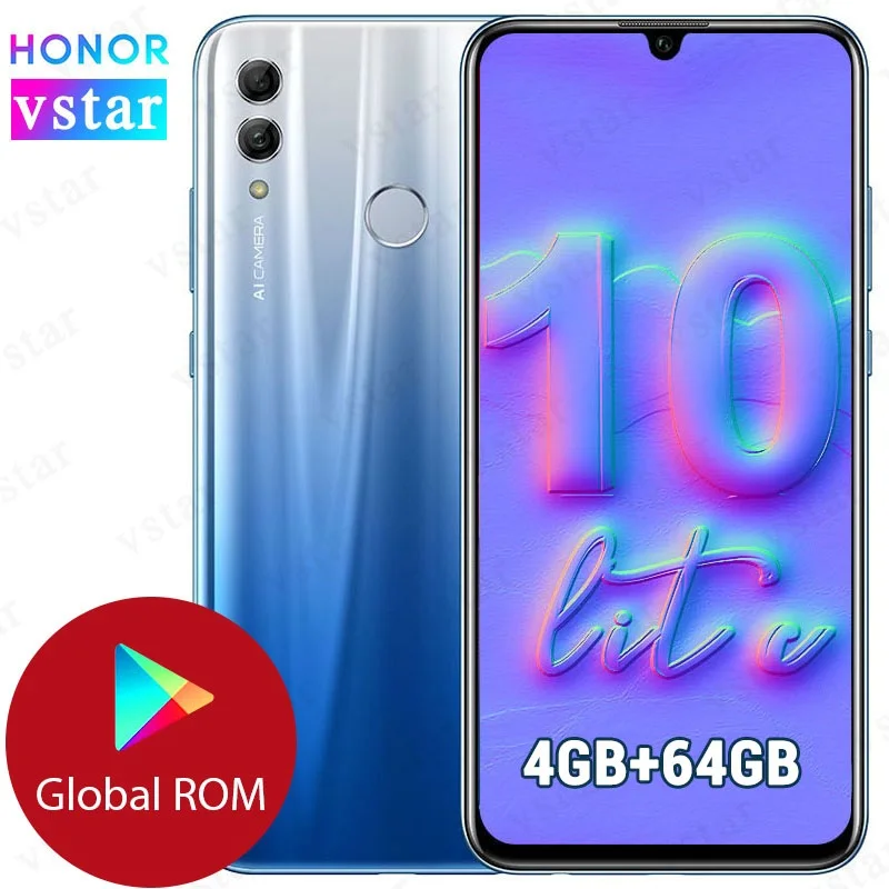 Глобальная прошивка Оригинал HONOR 10 Lite мобильный телефон 4 Гб Ram 6 21 дюймов Kirin 710