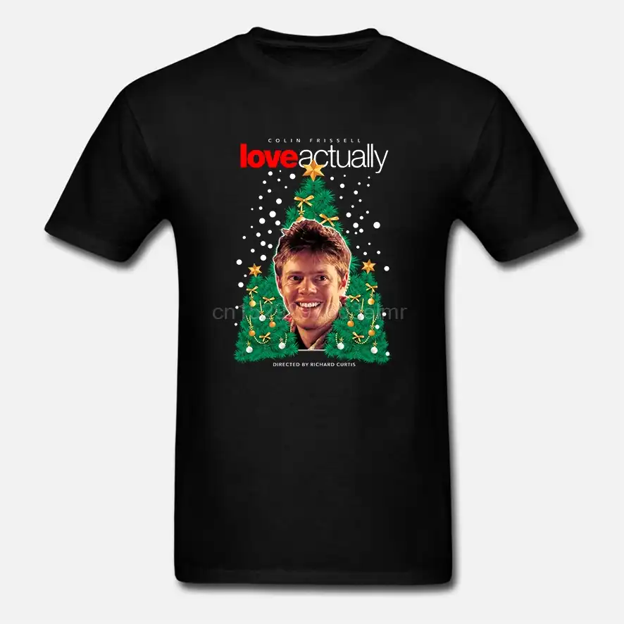 男性 Tシャツヴィンテージコリン Frissell クリスマーシャルラブアクチュアリー Tシャツ女性 Tシャツ Aliexpress