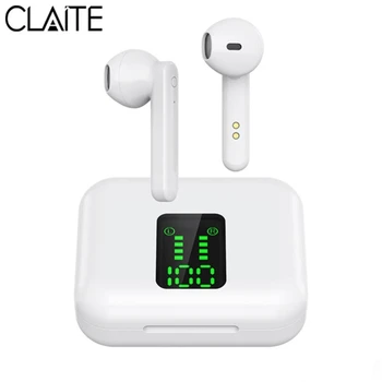 

CLAITE X15 TWS Wireless bluetooth 5.0 Earphone Smart Touch Control HiFi Stereo Binaural HD Call Earbuds Headset with Mic