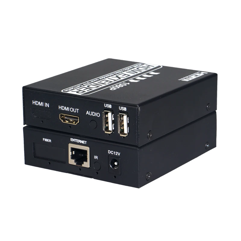 1080P 120 м HDMI KVM USB удлинитель HDMI повторитель по Cat5/Cat5e/Cat6 RJ45 LAN Ethernet разветвитель управляемая клавиатура и мышь