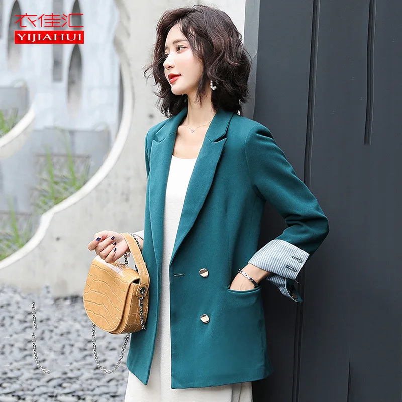 

2019 New Style Autumn Fashion Small Suit Coat Women's Korean-style Elegant Loose-Fit Western Style Versatile Long Sleeve Blazer