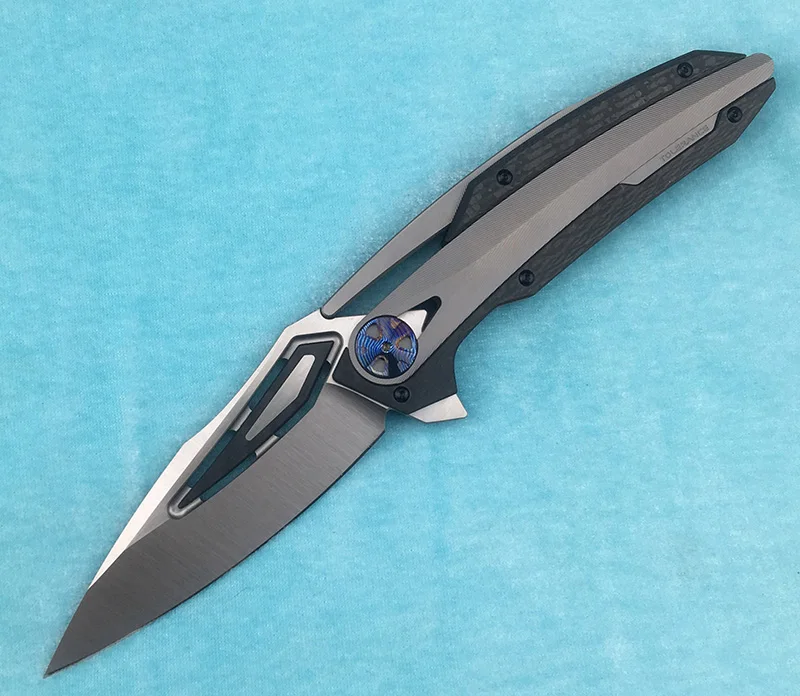 LEMIFSHE ZT0999 Флиппер складной нож M390 лезвие титановый сплав+ рычаг CF открытый кемпинг кухонный Фруктовый Нож EDC инструмент