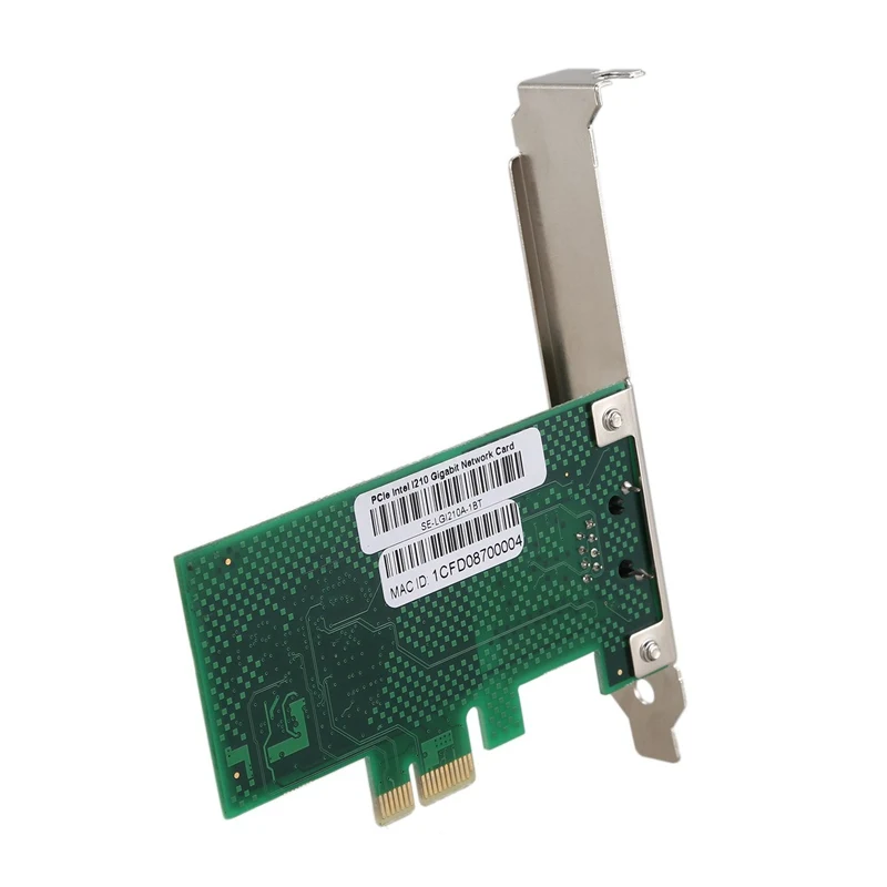 Сетевая карта для Intel Pcie X1 Intel I210 Gbe сетевые карты Rj-45 Gigabit Ethernet сетевой адаптер карты контроллера Nic: 10/100/1000 Мбит/с