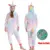 Мальчик Девочка Стежок Единорог Пижамы Onesie Дети Кигуруми Аниме Панда Пижама Зима Теплая Женская ночная рубашка Unicornio Пижамы Комбинезоны