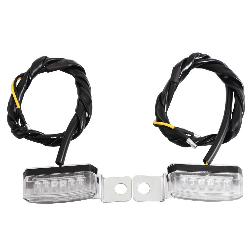 12V Mini LED Motorcycle Turn Signals Indicators Blinker Light Universal For Harley Honda Triumph Turn Signal Light