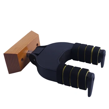 

Display Stand Rotate Bass Wood Base Hook Gravity Guitar Hanger Automatic Lock Support Rack Wall Mountable Holder Accessories