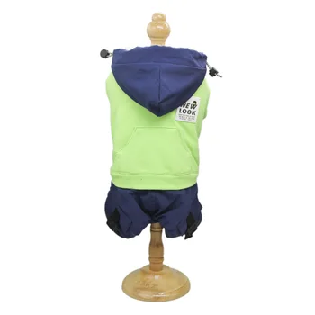 

Green Dog Clothes Super Warm and Comfortable Coats for Dogs Cotton Autumn and Winter Pet Cute Sweet Clothes for French Bulldog