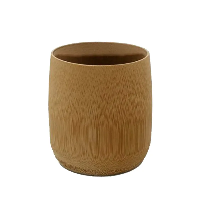 

Natural Bamboo Pure Handmade Bamboo Tea Cups Water Bottle Round Juice Cups Insulated Small Gift